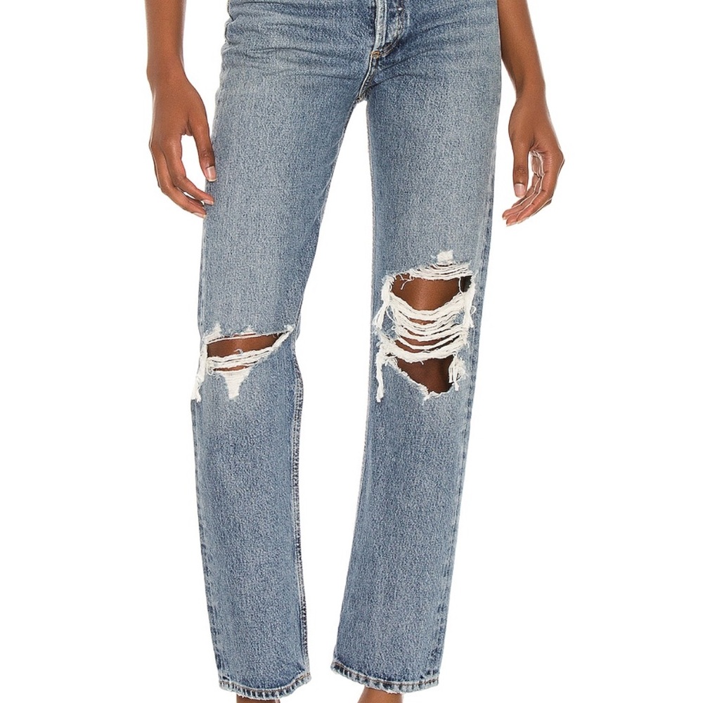 AGOLDE Women’s 90s Mid Rise Loose Jean in Wander